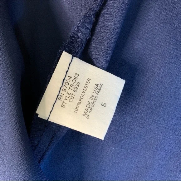 NWT Three Eighty Two Lachlan Slip Maxi Dress Navy Blue Women Small - Picture 5 of 7